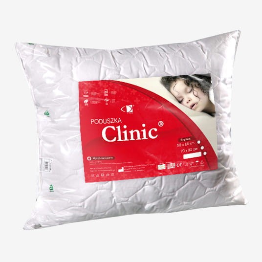 Poduszka Clinic®+ 50x80 Medyczna Antyalergiczna