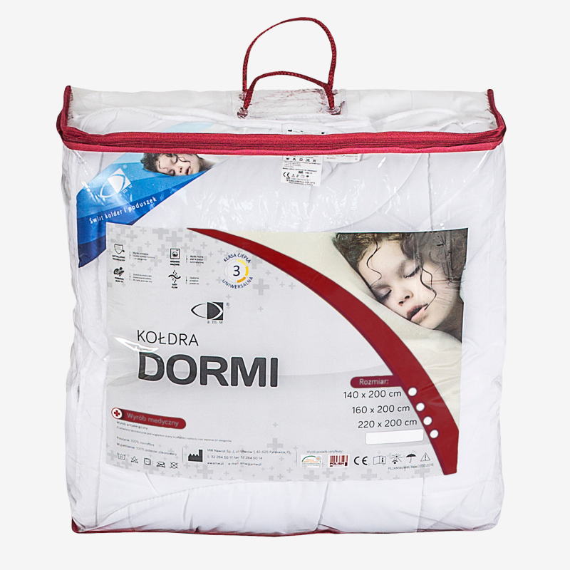 Kołdra Dormi 4 Pory Roku 140x200 Medyczna Antyalergiczna