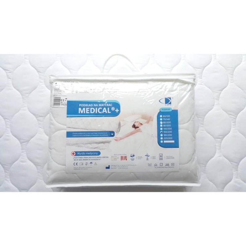 Podkład Na Materac Medical®+ 80x200 Medyczny Antyalergiczny