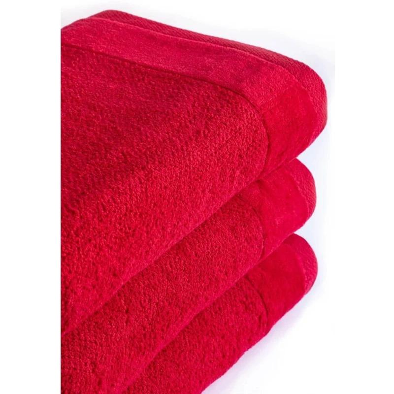 Ręcznik Vito 70x140 Bawełna 550g/m² Czerwony