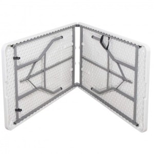 Stół Cateringowy 240cm Bankietowy Składany Biały