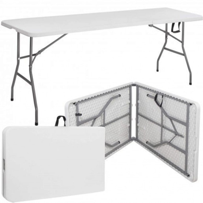 Stół Cateringowy 240cm Bankietowy Składany Biały