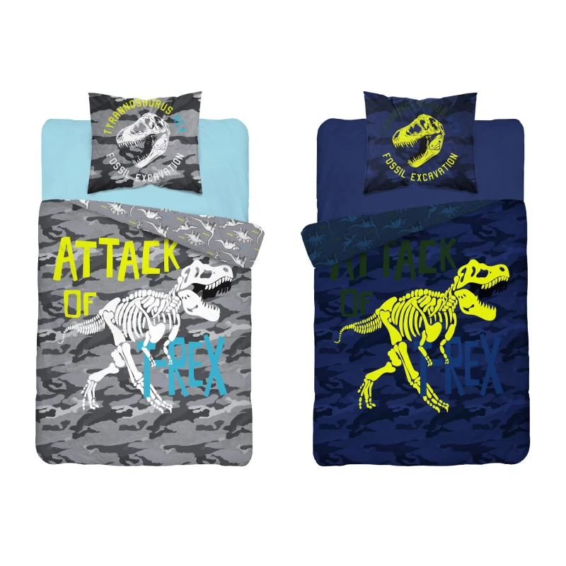 Pościel Fluo Młodzieżowa 140x200 Świecąca 3042A