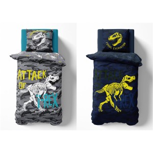 Pościel Fluo Młodzieżowa 140x200 Świecąca 3042A