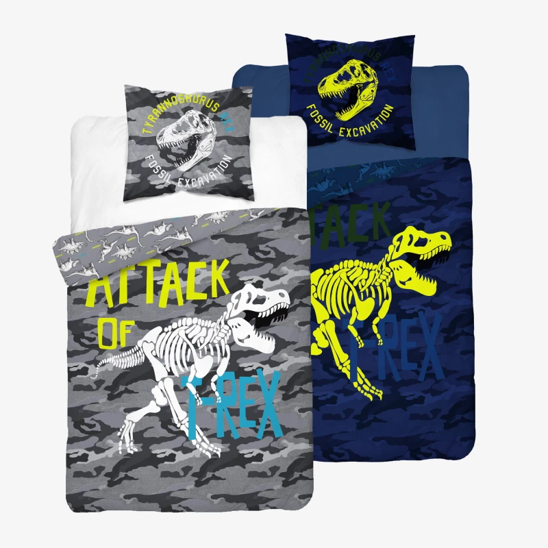 Pościel Fluo Młodzieżowa 140x200 Świecąca 3042A