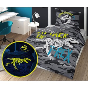 Pościel Fluo Młodzieżowa 140x200 Świecąca 3042A