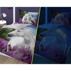 Pościel Fluo Młodzieżowa 160x200 Świecąca 2722C