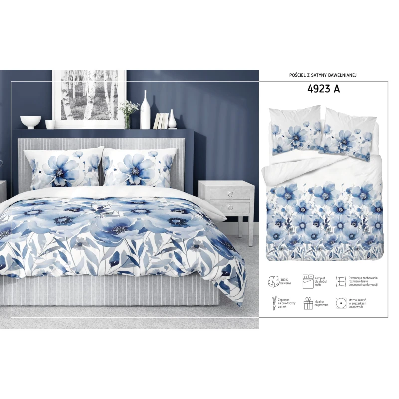 Pościel Satyna Bawełniana 140x200 Home Satin 4923A