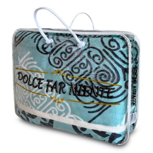 Koc Akrylowy 160x210 Dolce Far Niente Miętowy Ornament G10