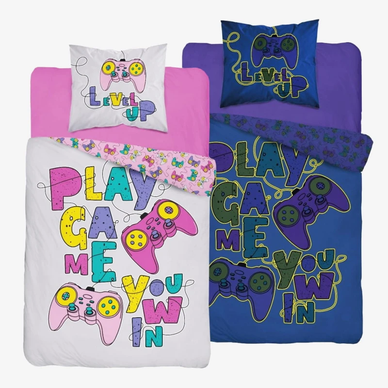 Pościel Fluo Młodzieżowa 140x200 Play Game 3585B