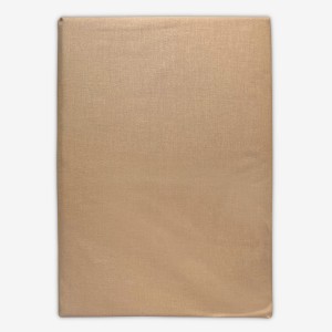 Prześcieradło Bawełniane Bez Gumki 160x220 Ciemny Beż