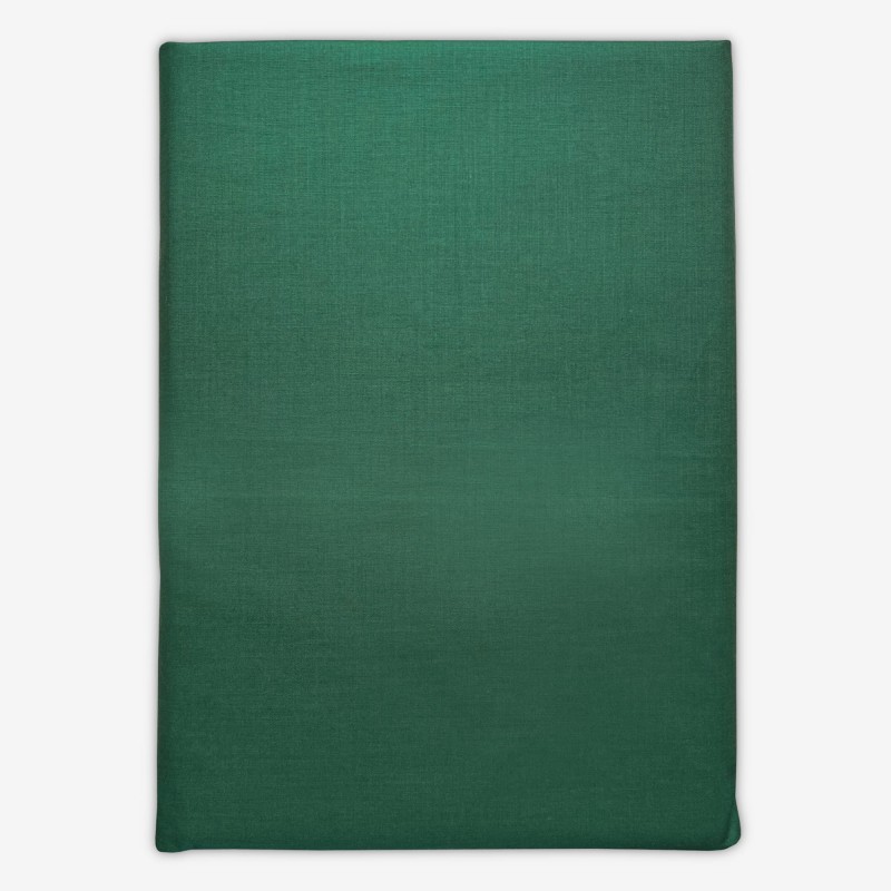 Prześcieradło Bawełniane Bez Gumki 160x220 Butelkowa Zieleń