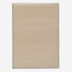 Prześcieradło Bawełniane Bez Gumki 180x220 Jasnobeżowe