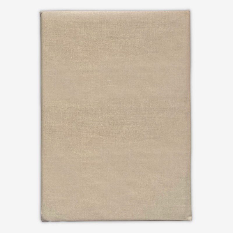 Prześcieradło Bawełniane Bez Gumki 180x220 Jasnobeżowe