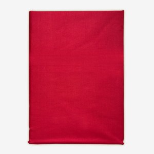 Prześcieradło Bawełniane Bez Gumki 180x220 Czerwone