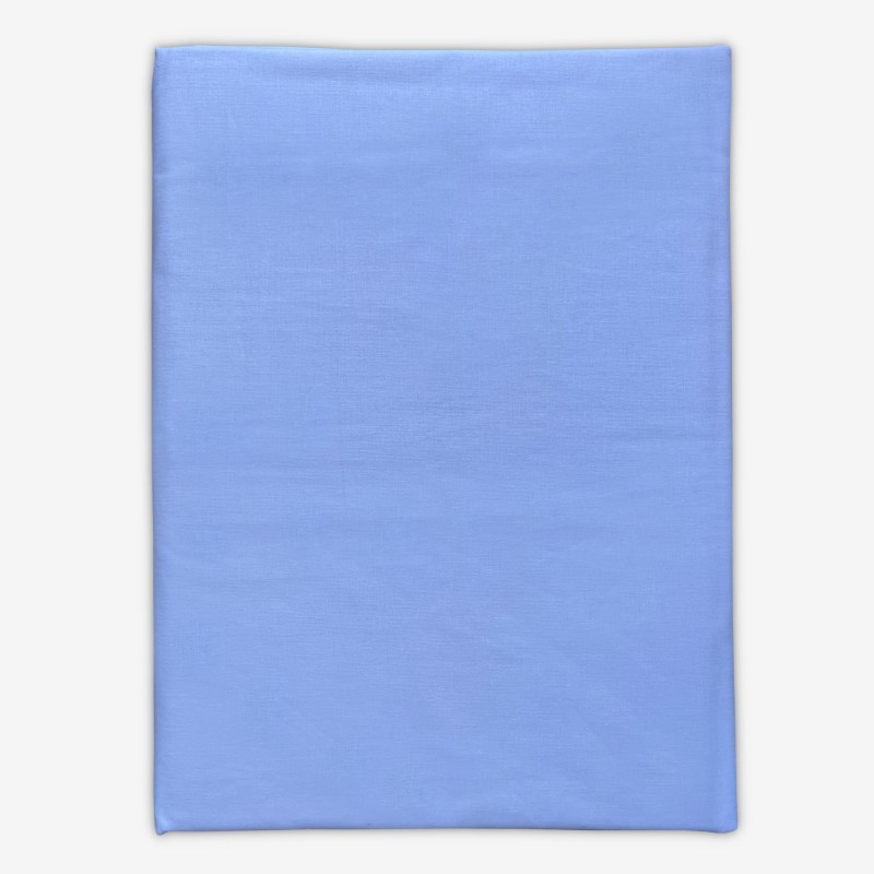 Prześcieradło Bawełniane Bez Gumki 200x220 Niebieskie
