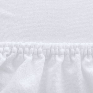 Prześcieradło Jersey z Gumką 180x200 Białe