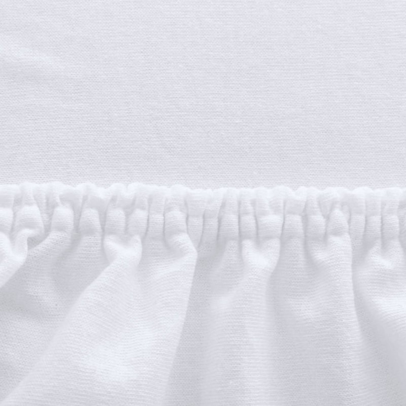 Prześcieradło Jersey z Gumką 180x200 Białe