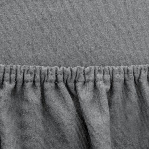 Prześcieradło Jersey z Gumką 90x200 Antracyt