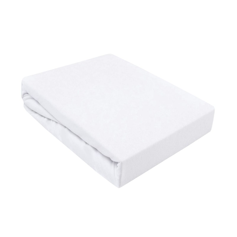 Prześcieradło Jersey z Gumką 160x200 Białe