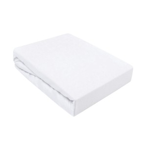 Prześcieradło Jersey z Gumką 180x200 Białe