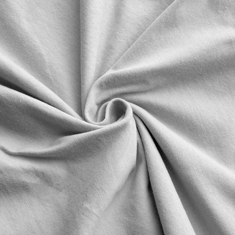 Prześcieradło Jersey z Gumką 90x200 Popiel