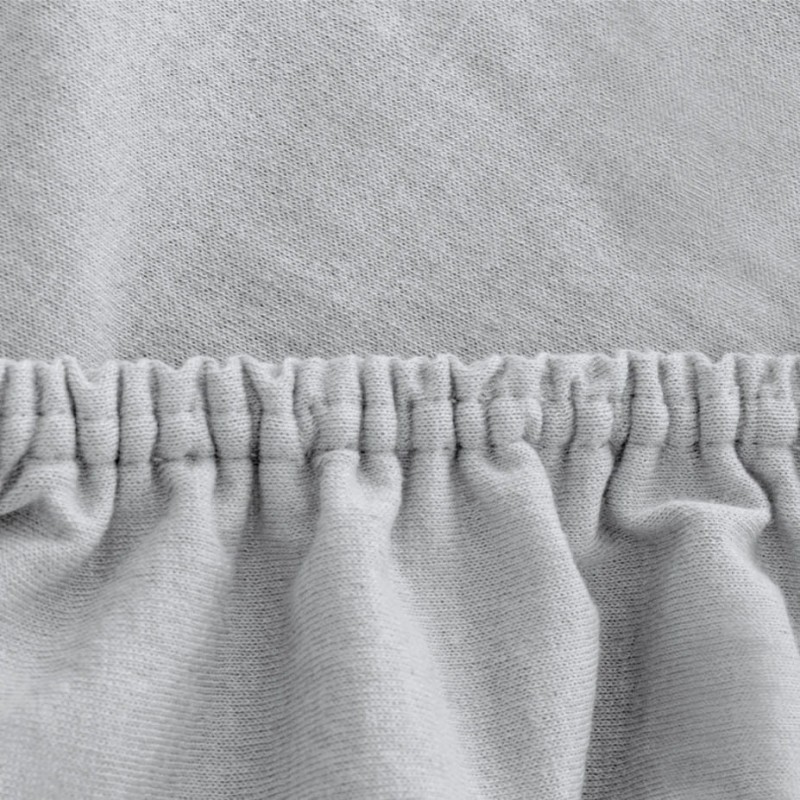 Prześcieradło Jersey z Gumką 160x200 Popiel