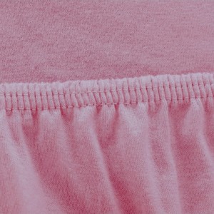 Prześcieradło Jersey z Gumką 90x200 Pudrowy Róż