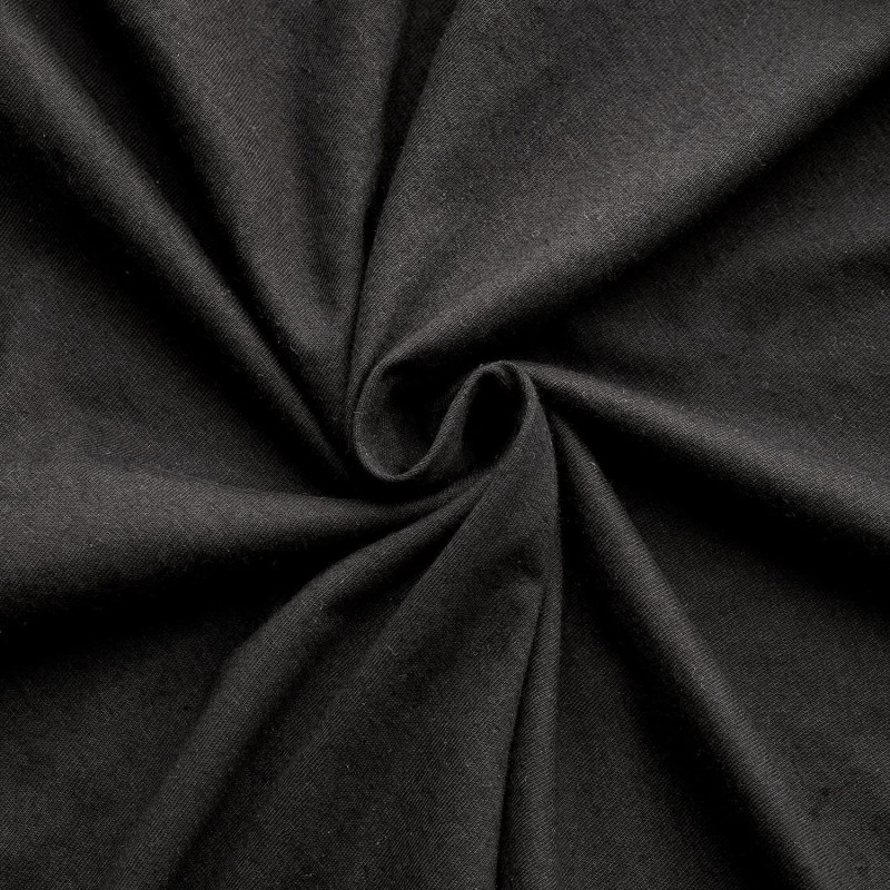 Prześcieradło Jersey z Gumką 90x200 Czarne