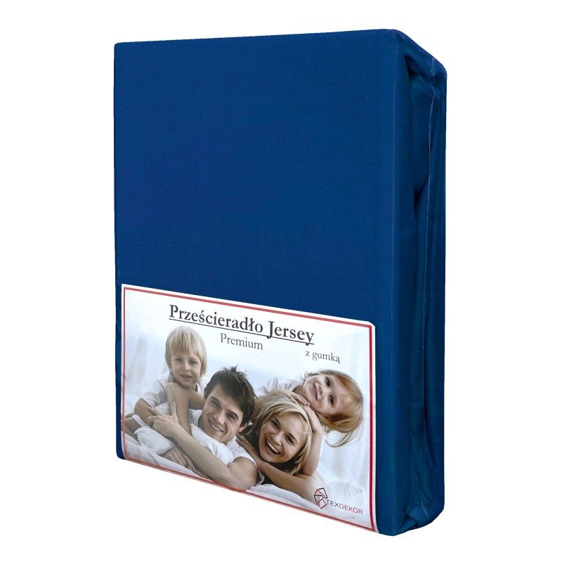 Prześcieradło Jersey z Gumką 220x200 Lazur