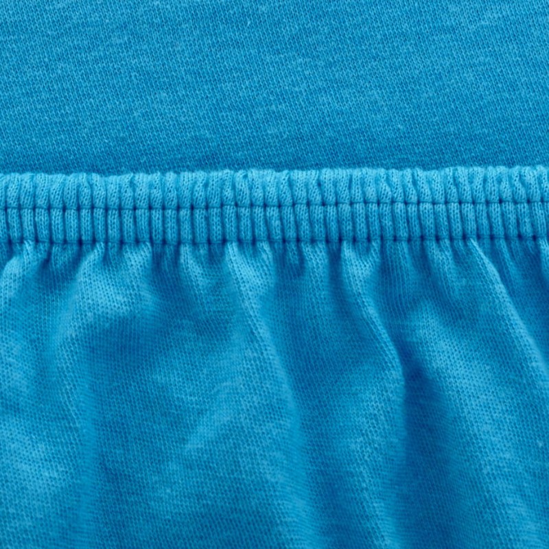 Prześcieradło Jersey z Gumką 140x200 Turkus