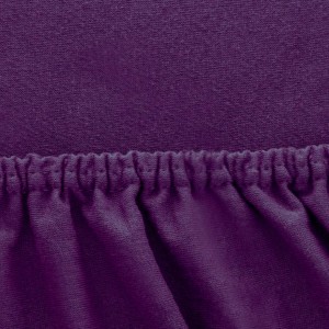 Prześcieradło Jersey z Gumką 90x200 Śliwka