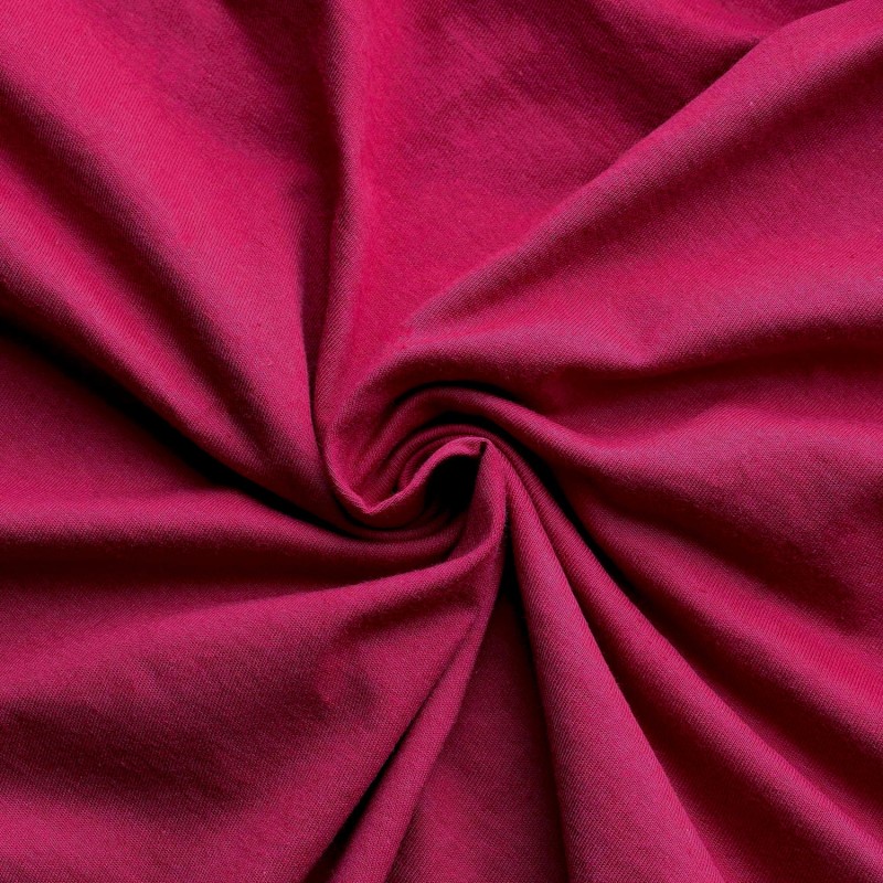 Prześcieradło Jersey z Gumką 90x200 Burgund