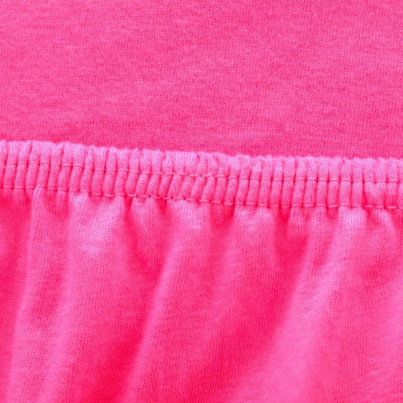 Prześcieradło Jersey z Gumką 220x200 Cukierkowy Róż