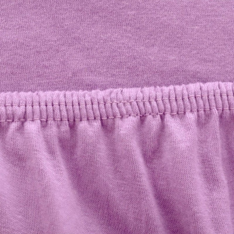 Prześcieradło Jersey z Gumką 90x200 Lila