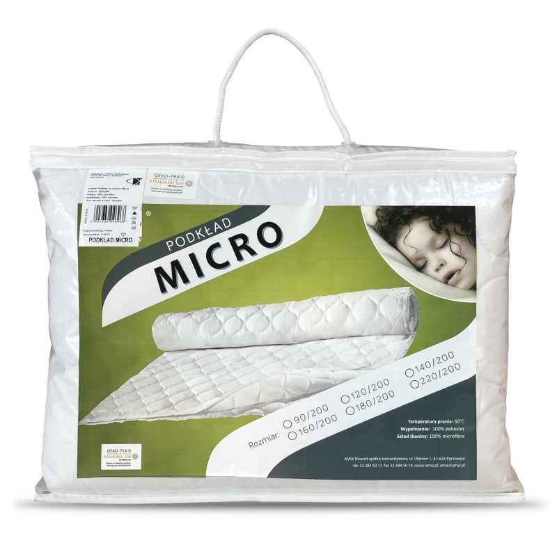 Podkład Na Materac Micro 90x200 Antyalergiczny
