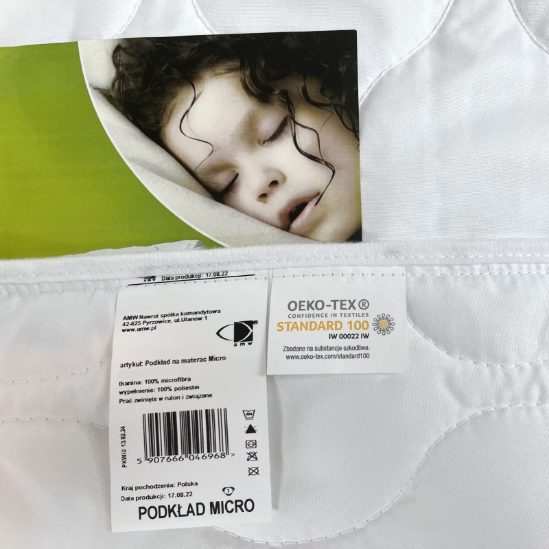 Podkład Na Materac Micro 90x200 Antyalergiczny
