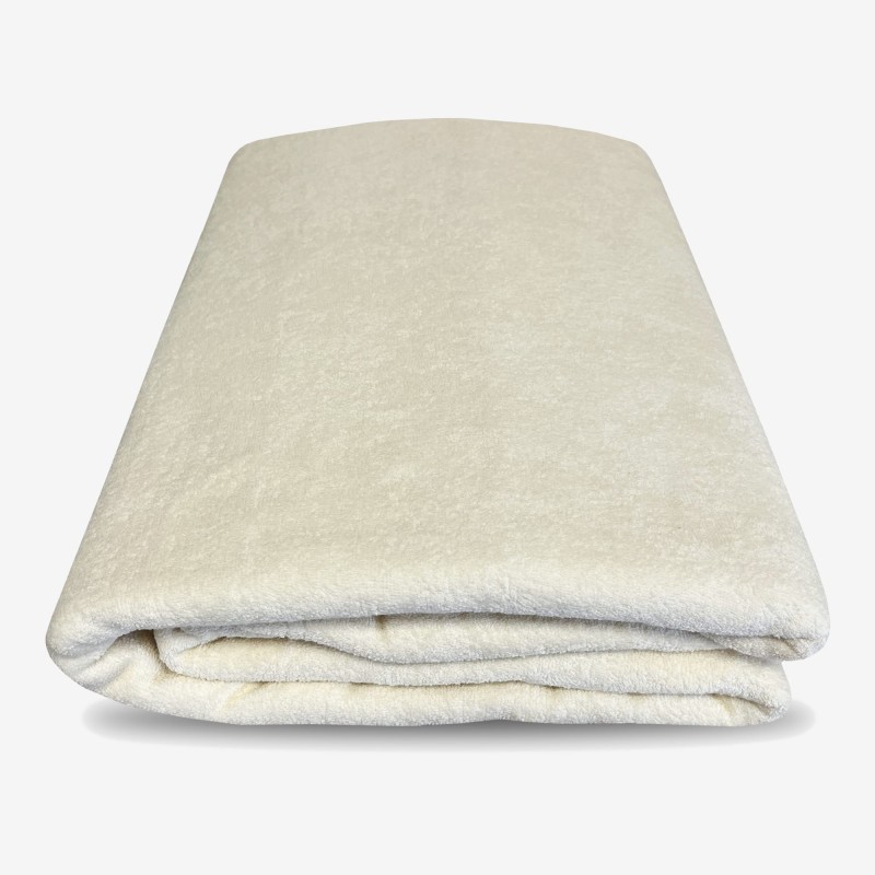 Prześcieradło Frotte Tradycyjne Bez Gumki 180x200 Krem