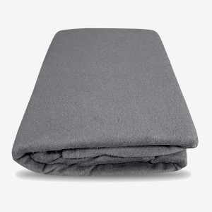 Prześcieradło Frotte Tradycyjne Bez Gumki 180x200 Antracyt