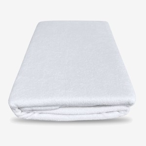 Prześcieradło Frotte Tradycyjne Bez Gumki 160x200 Białe