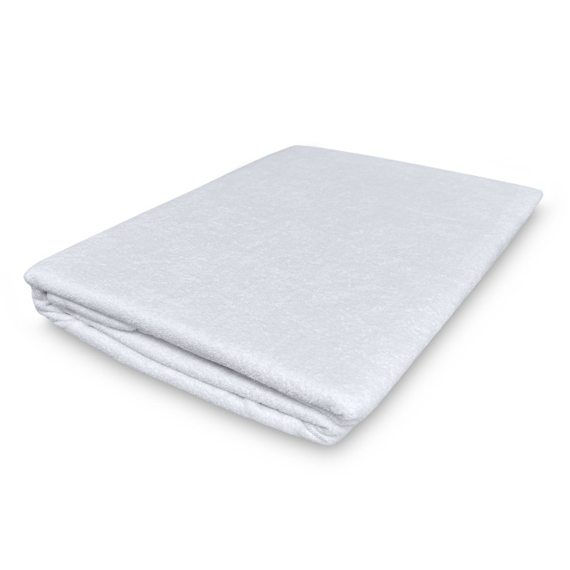 Prześcieradło Frotte Tradycyjne Bez Gumki 220x200 Białe