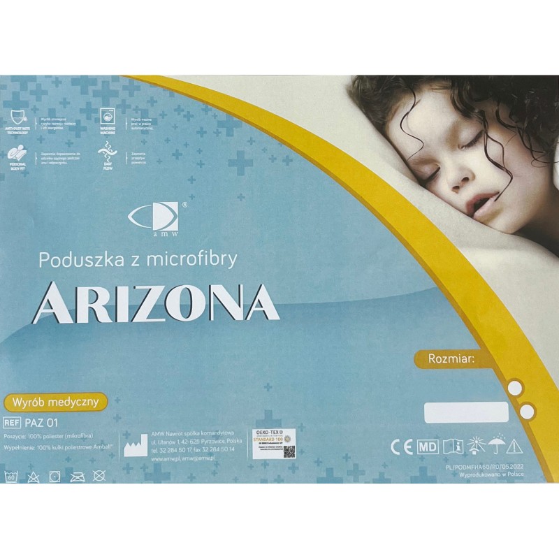 Poduszka Arizona 50x70 Medyczna z Zamkiem