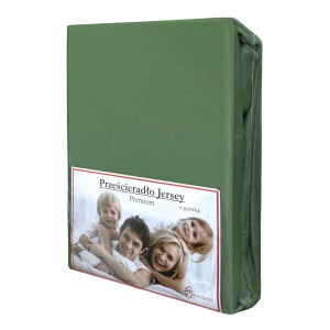 Prześcieradło Jersey z Gumką 90x200 Kaktus