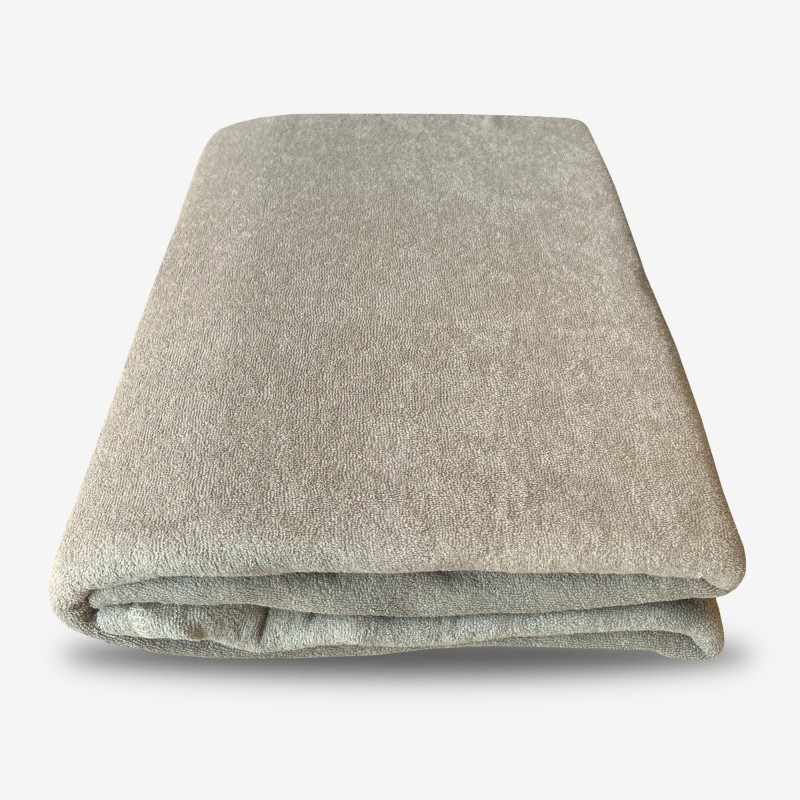 Prześcieradło Frotte Tradycyjne Bez Gumki 220x200 Beż