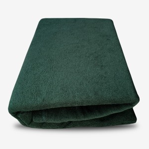 Prześcieradło Frotte Tradycyjne Bez Gumki 220x200 Butelkowa Zieleń