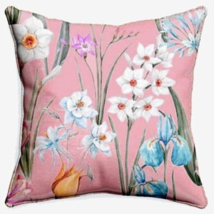 Poszewka Welurowa 45x45 Kwiaty M0557