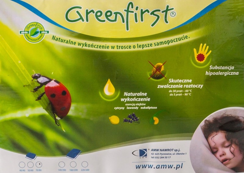 Kołdra GreenFirst Ekologiczna Antyalergiczna 220x200