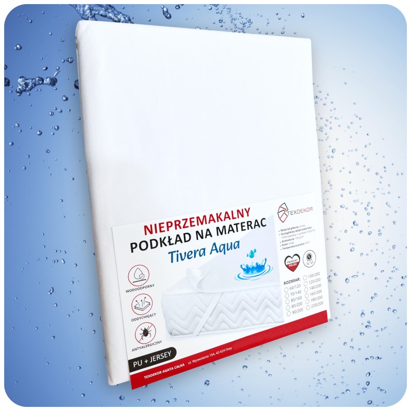 Podkład na Materac Tivera Aqua 180x200 Nieprzemakalny