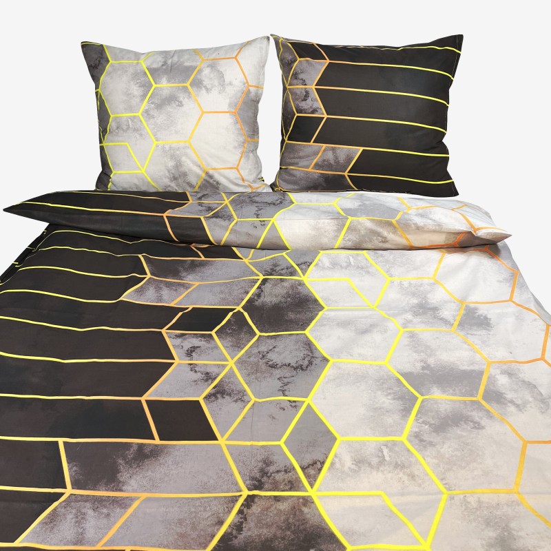 Pościel Bawełniana 160x200 Geometria T1035