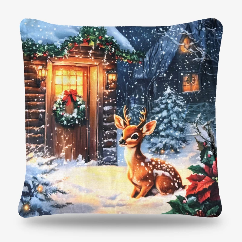 Poszewka Świąteczna 45x45 Welurowa M017